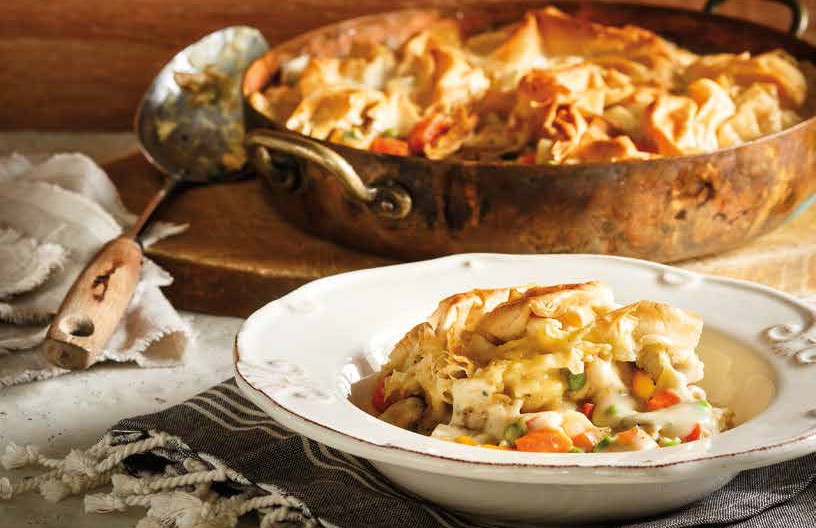 Chicken and Root Vegetable Pot Pie