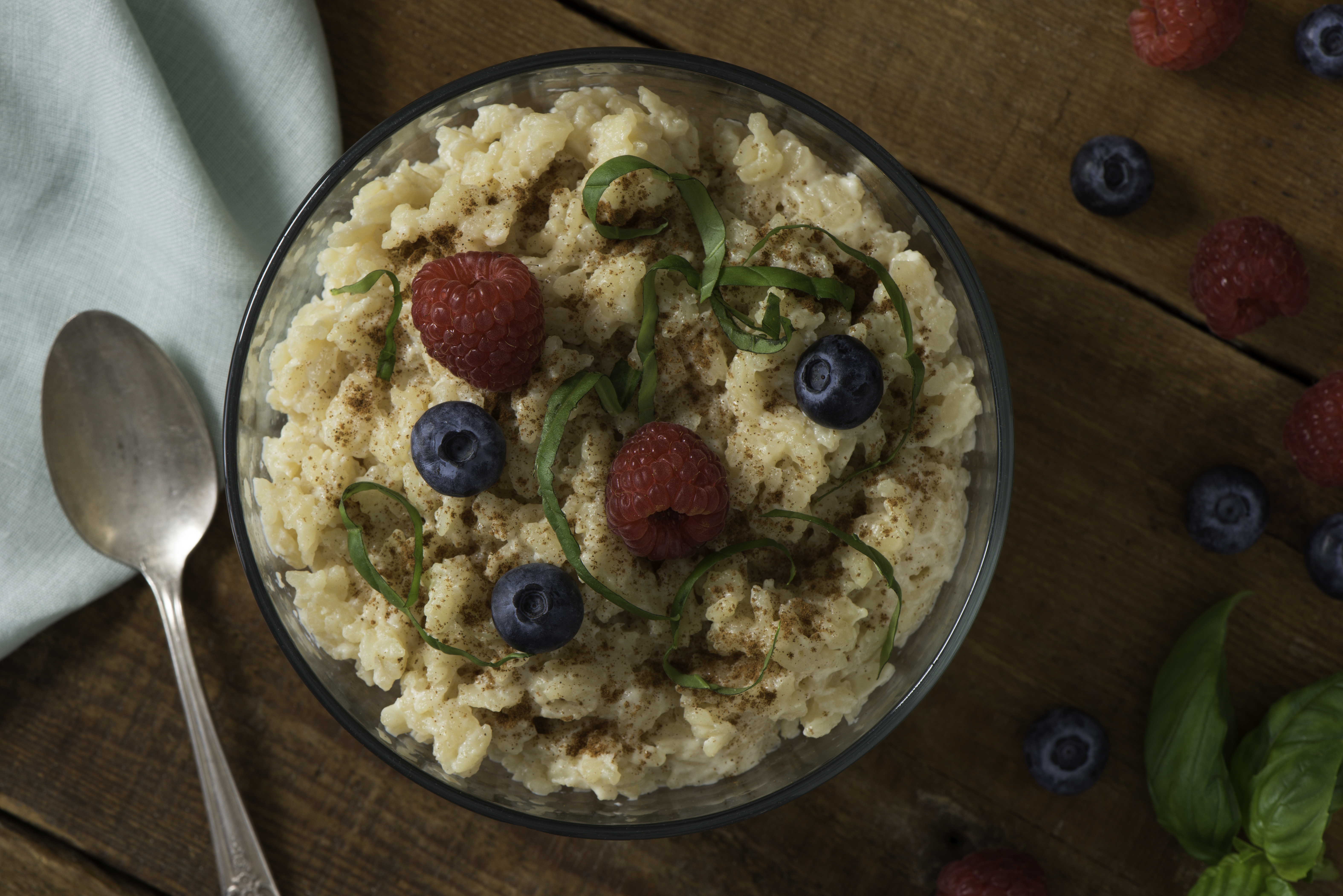 Thai-Style Rice Pudding with Fresh Local Berries